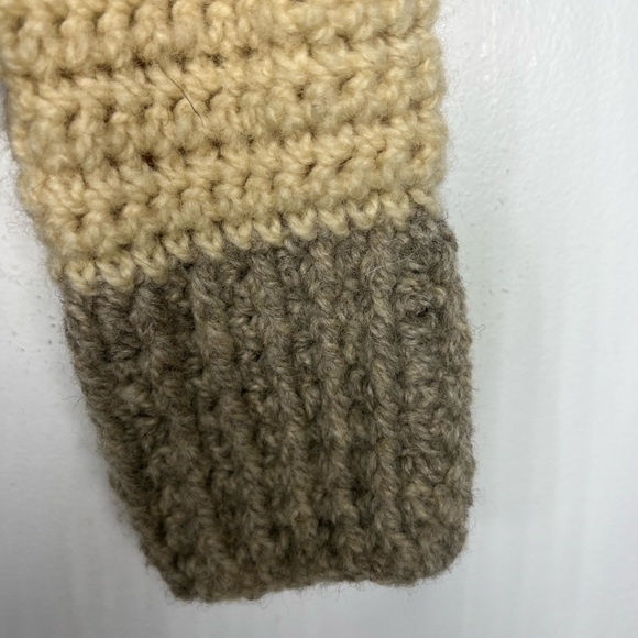 Women’s Vintage Y2K Long Sleeve Knit Crochet Turtleneck Sweater SzS/M - Picture 10 of 12